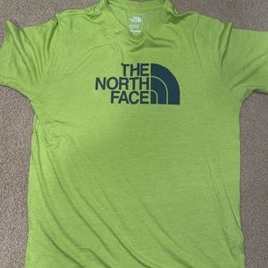 North Face Slim Fit Green T-Shirt